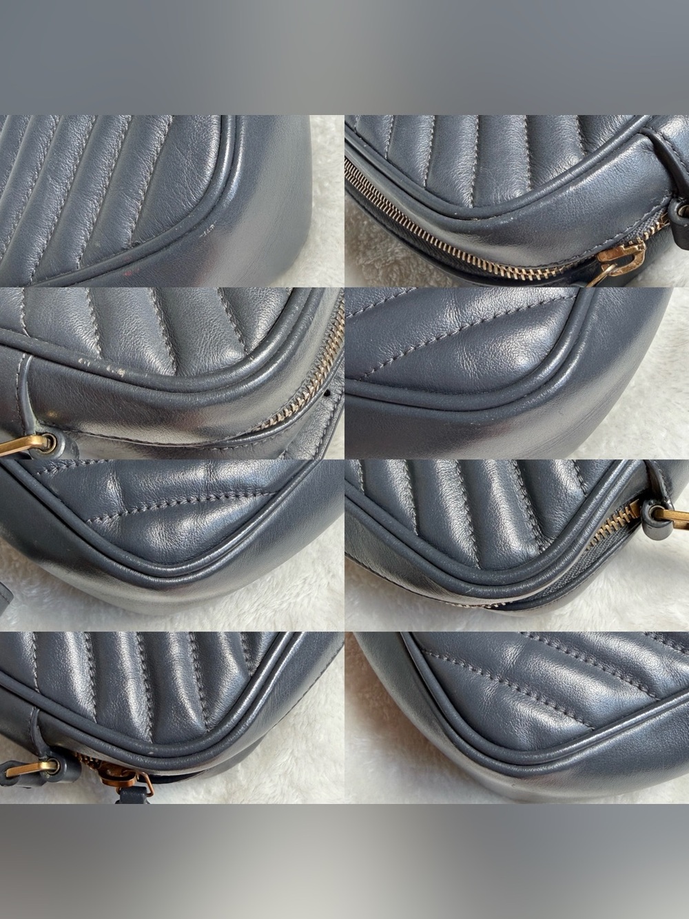 Saint Laurent Lou Camera Bag Navy - Picture 12 of 12